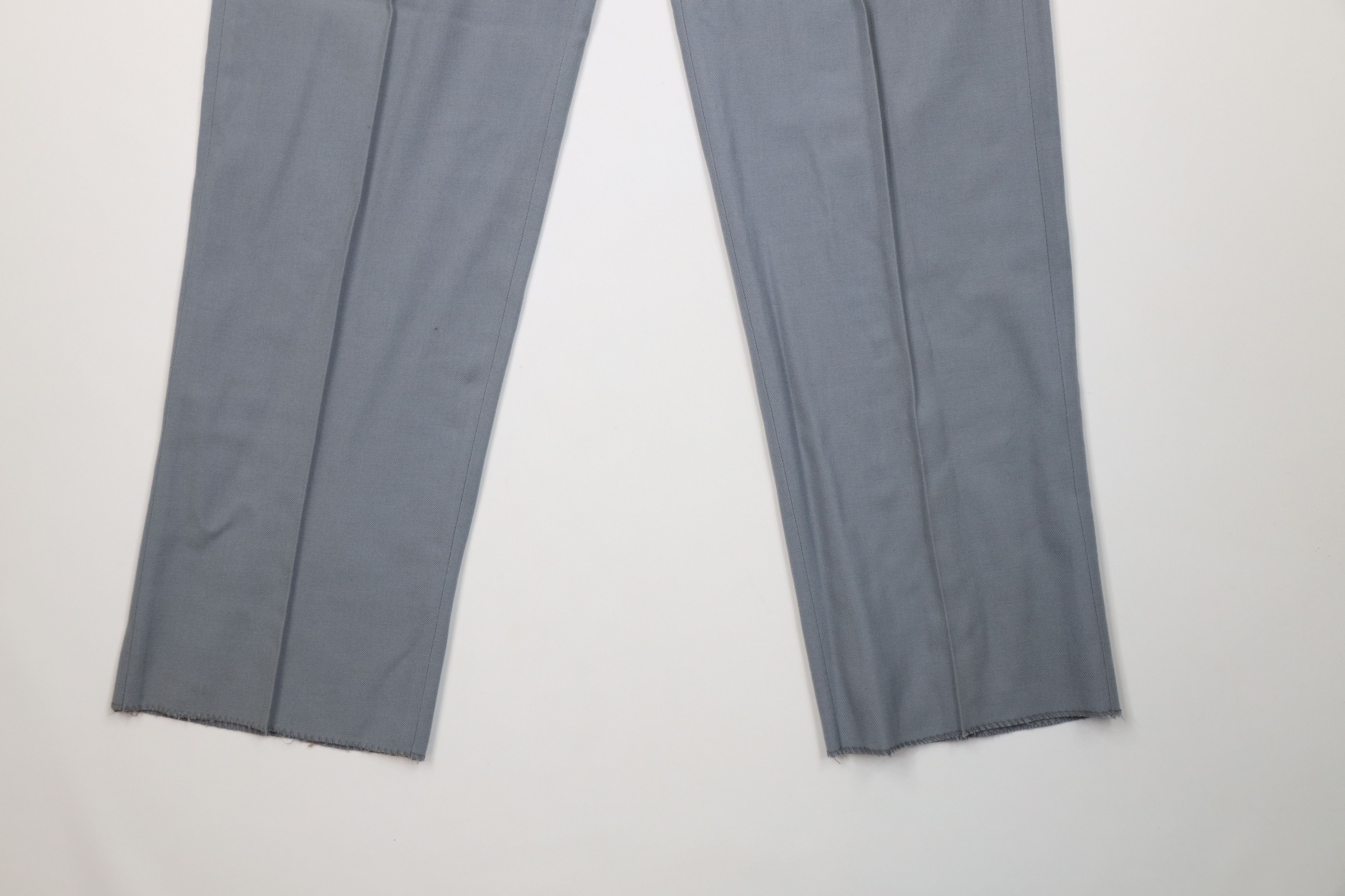 Vintage Deadstock Vintage 50s Wide Leg Bell Bottoms Pants Gray Size US 30 / EU 46 - 4 Thumbnail