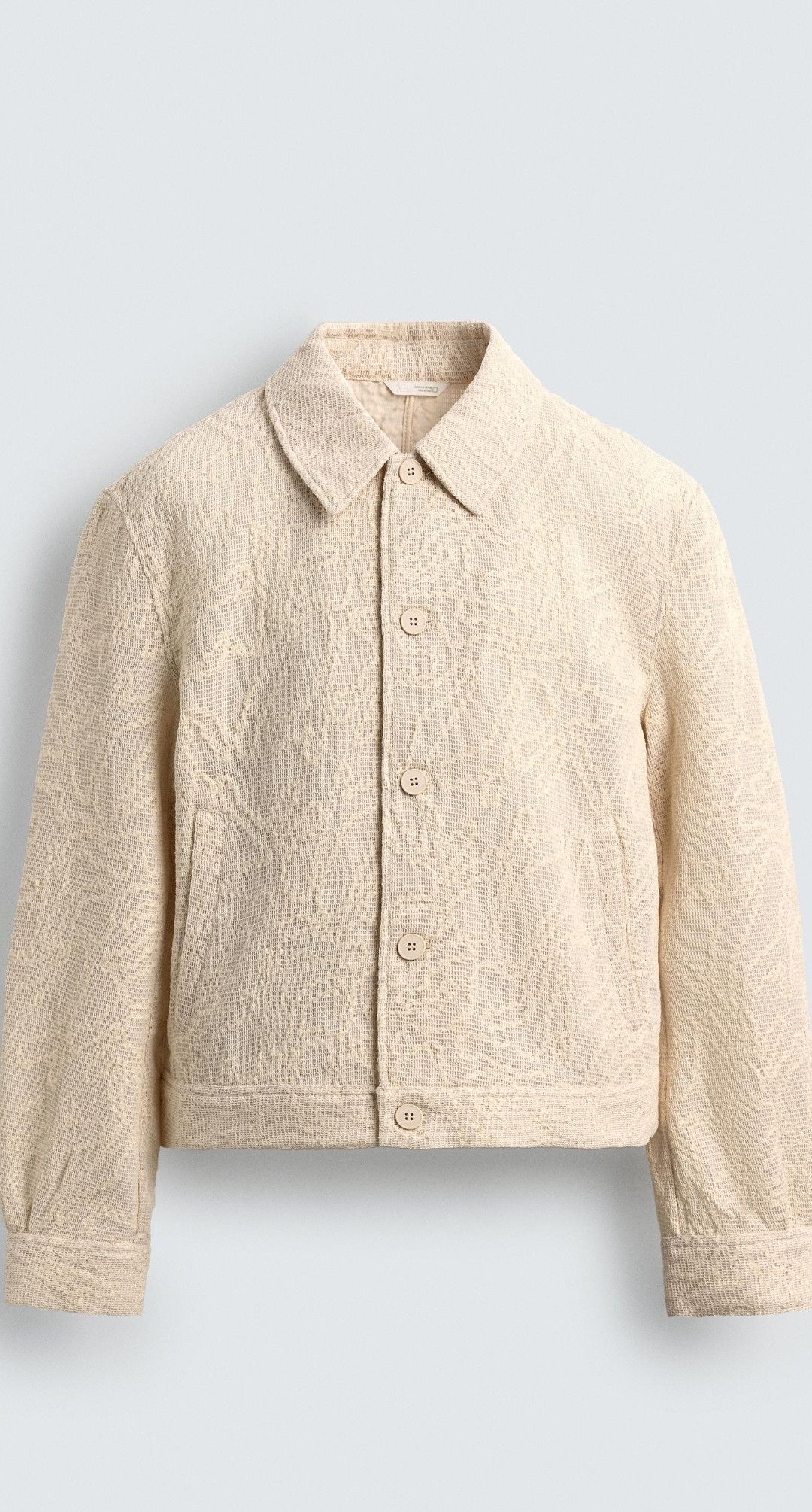 Zara Zara crochet textured shirt size man L Size US L / EU 52-54 / 3 - 1 Thumbnail