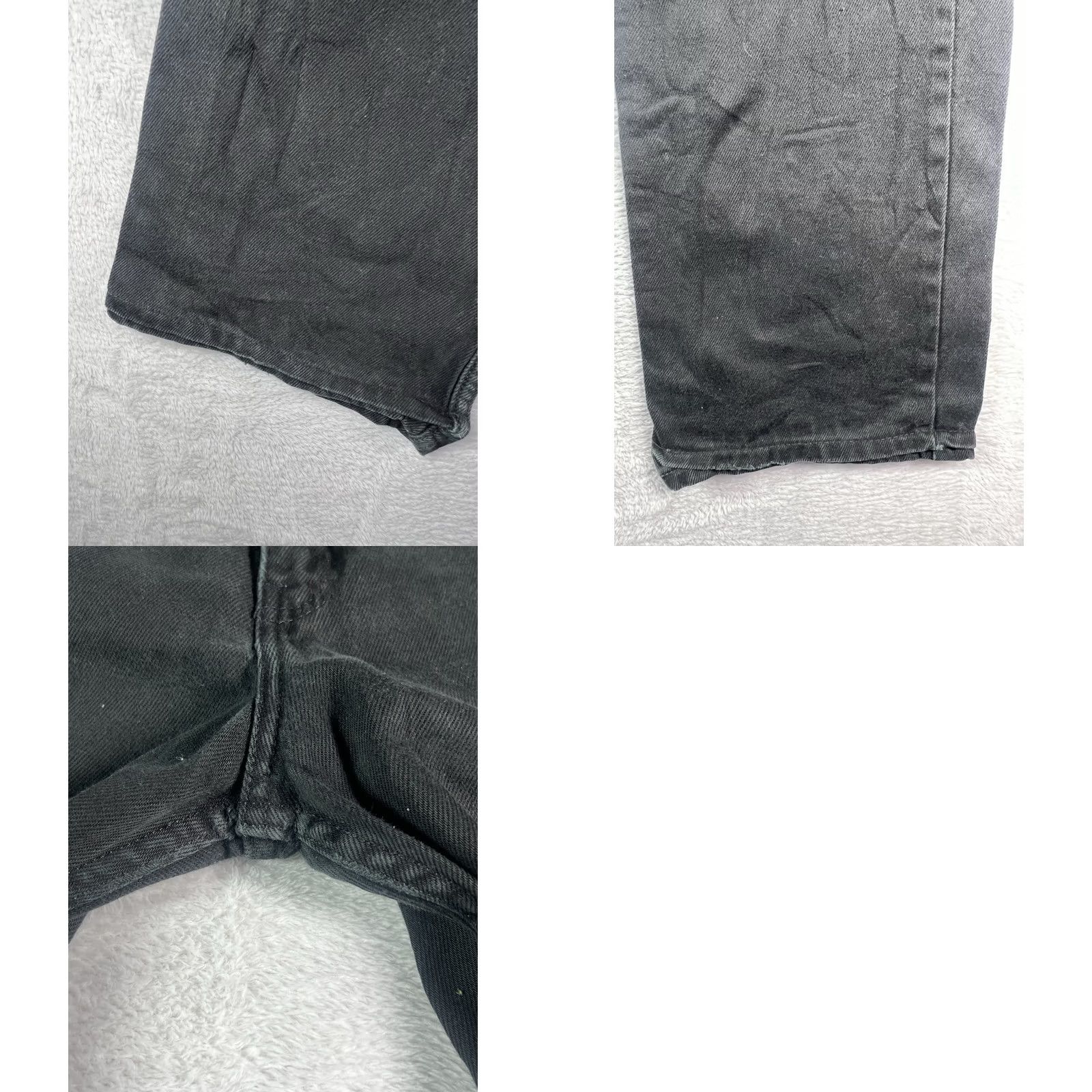 Levi's VINTAGE Levi's 751 Jeans Mens 34x32 Black Regular Fit Straight Leg Denim Workwear - Jeans, Levi's, 751, Black, 34x32, Denim, Straight, Regular, Mens Size US 34 / EU 50 - 9 Thumbnail