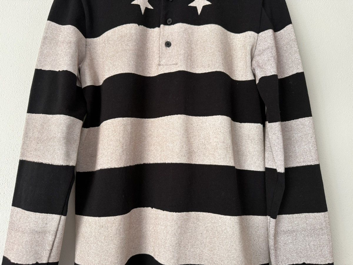 Givenchy Givenchy Star Stripe Rugby Shirt in Cuban Fit Size US S / EU 44-46 / 1 - 5 Thumbnail
