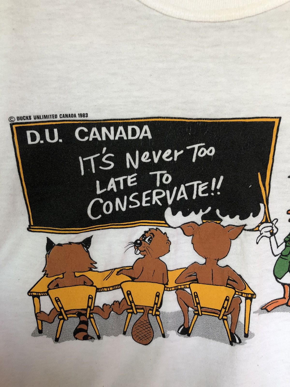 Vintage Vintage Ducks Unlimited Canada 1983 Shirt Tee Size US S / EU 44-46 / 1 - 4 Thumbnail