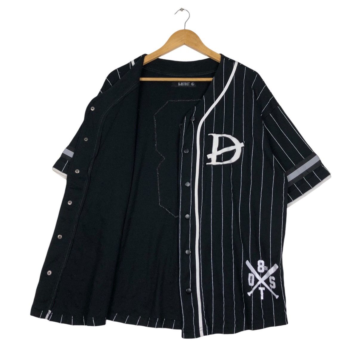 Japanese Brand BSTRKT baseball Varsity Jacket Shirt Rare Size US L / EU 52-54 / 3 - 9 Thumbnail