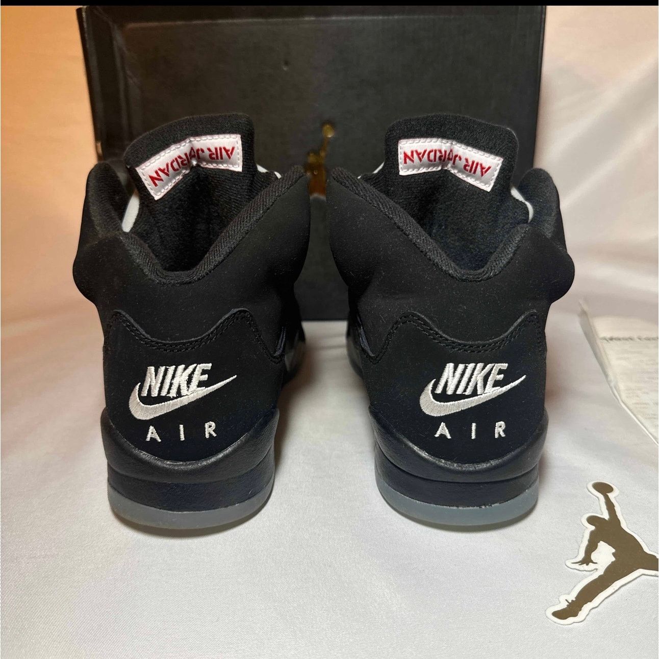 Jordan Brand × Nike Size 6 - Nike Air Jordan 5 Retro OG BG Black Metallic 2016 Size US 6 / EU 39 - 5 Thumbnail
