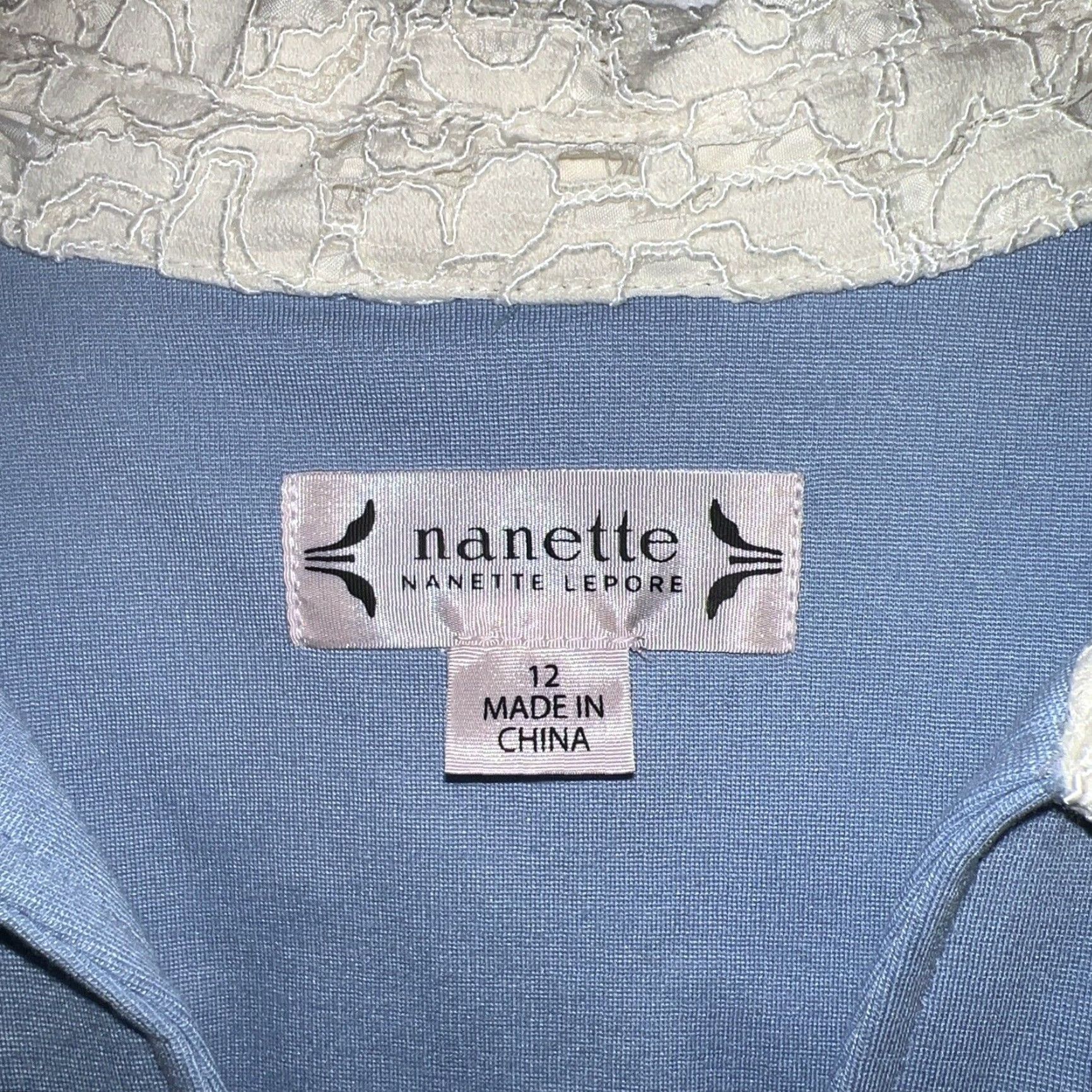 Nanette Lepore VINTAGE Nanette Lepore Dress Womens Size 12 Knee Length Blue Regular - Womens 12 Dress NWOT Size XL / US 12-14 / IT 48-50 - 3 Thumbnail