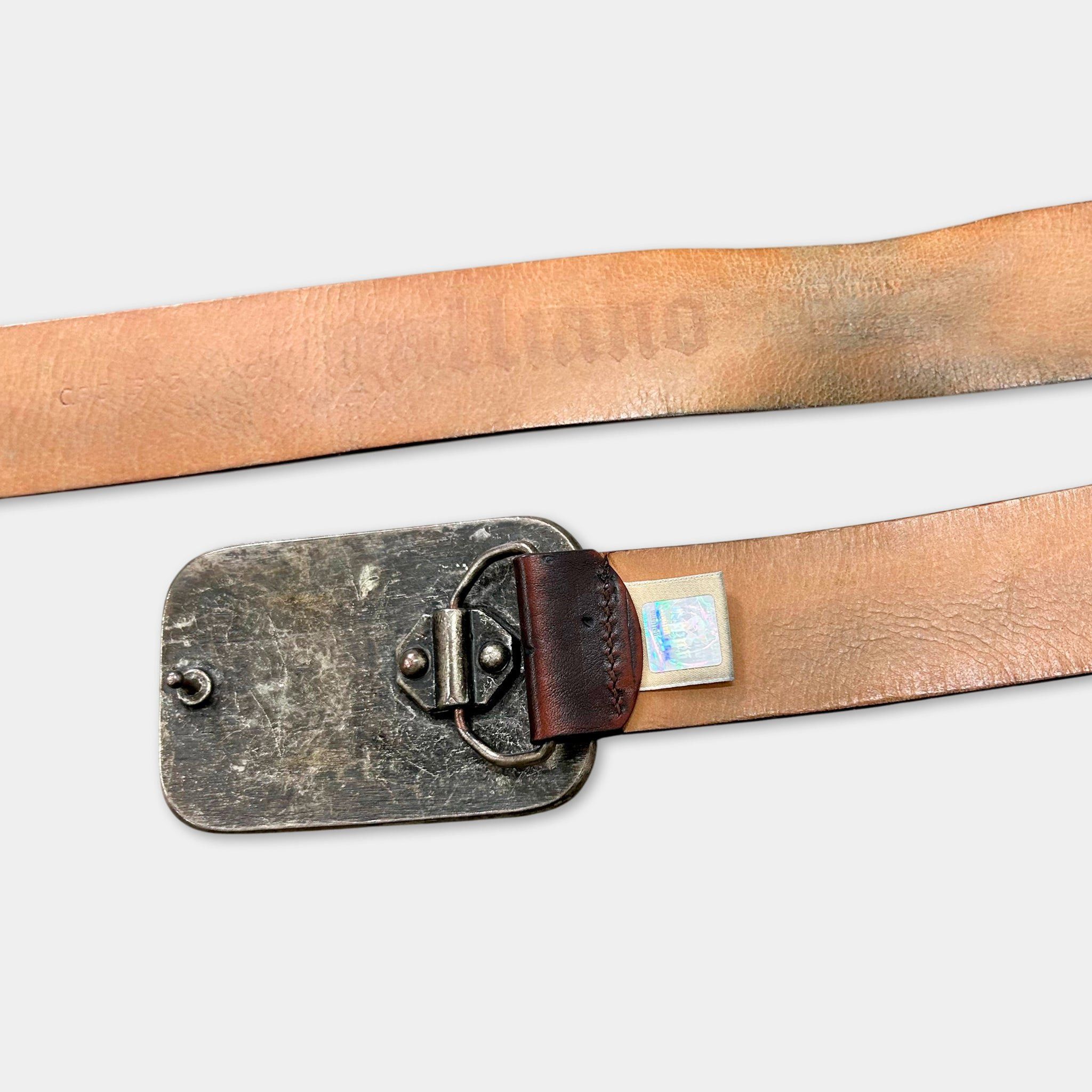 John Galliano Galliano Metallic Buckle Belt Size ONE SIZE - 4 Thumbnail
