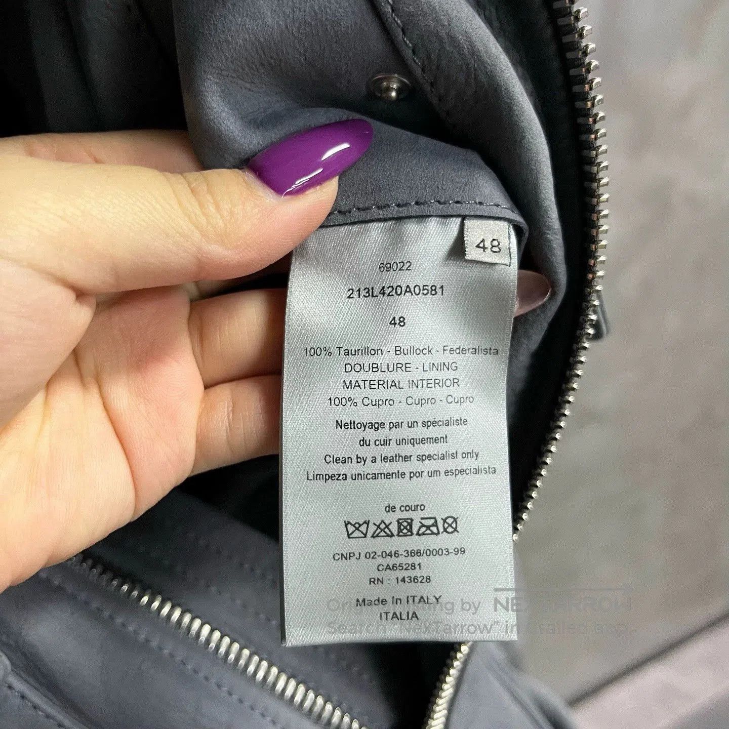 Dior dior gray logo zip-up jacket. Size US L / EU 52-54 / 3 - 4 Thumbnail
