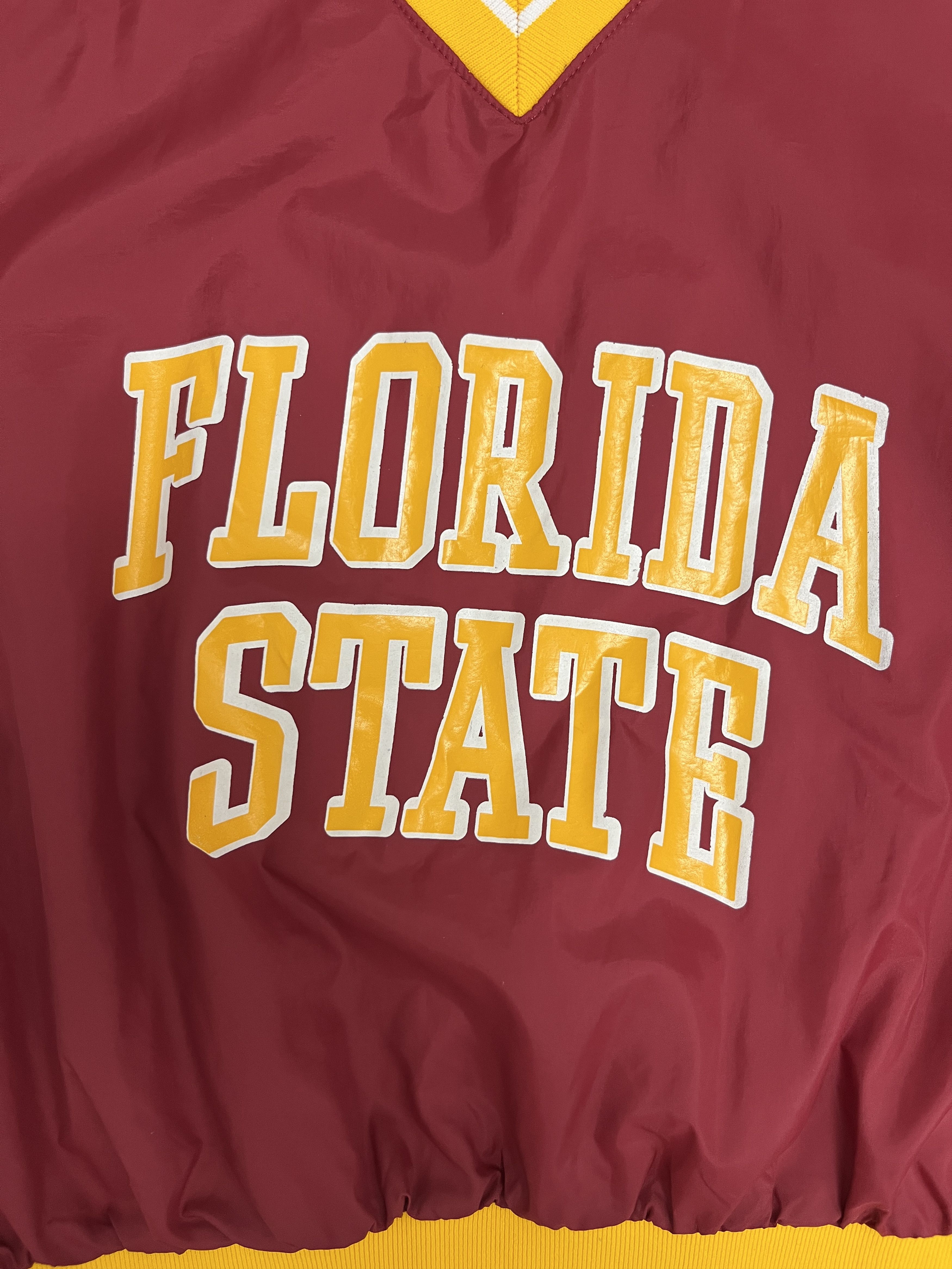 Vintage Florida State Seminoles Vintage Red Windbreaker Jacket Size US L / EU 52-54 / 3 - 2 Thumbnail