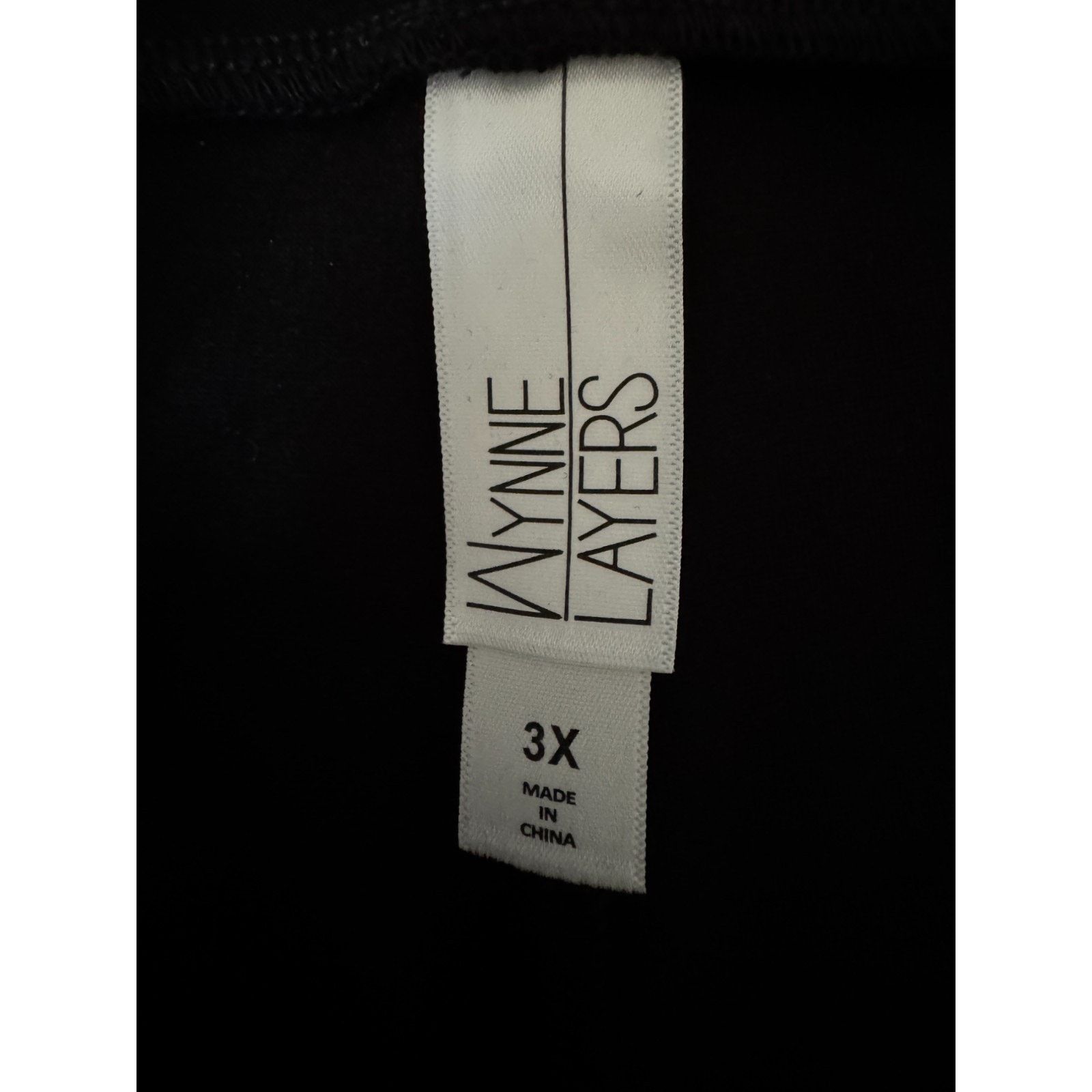 Other WynneLayers Black Straight Leg Pants Women’s 3X Rayon Size 36" / US 14 / IT 50 - 8 Thumbnail