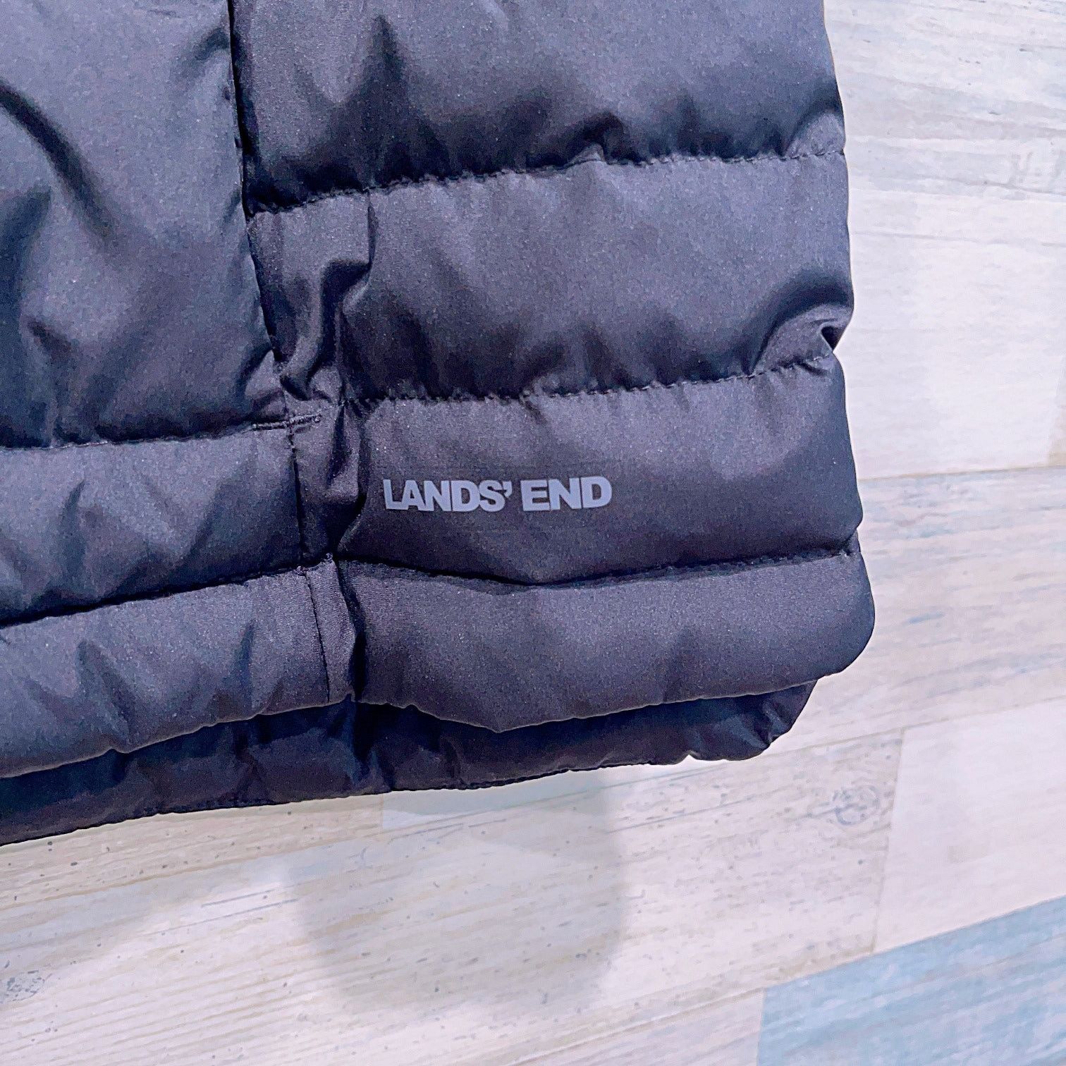 Lands' End Lands End Down Puffer Vest Jacket Black Full Zip Insulated M Size M / US 6-8 / IT 42-44 - 3 Thumbnail