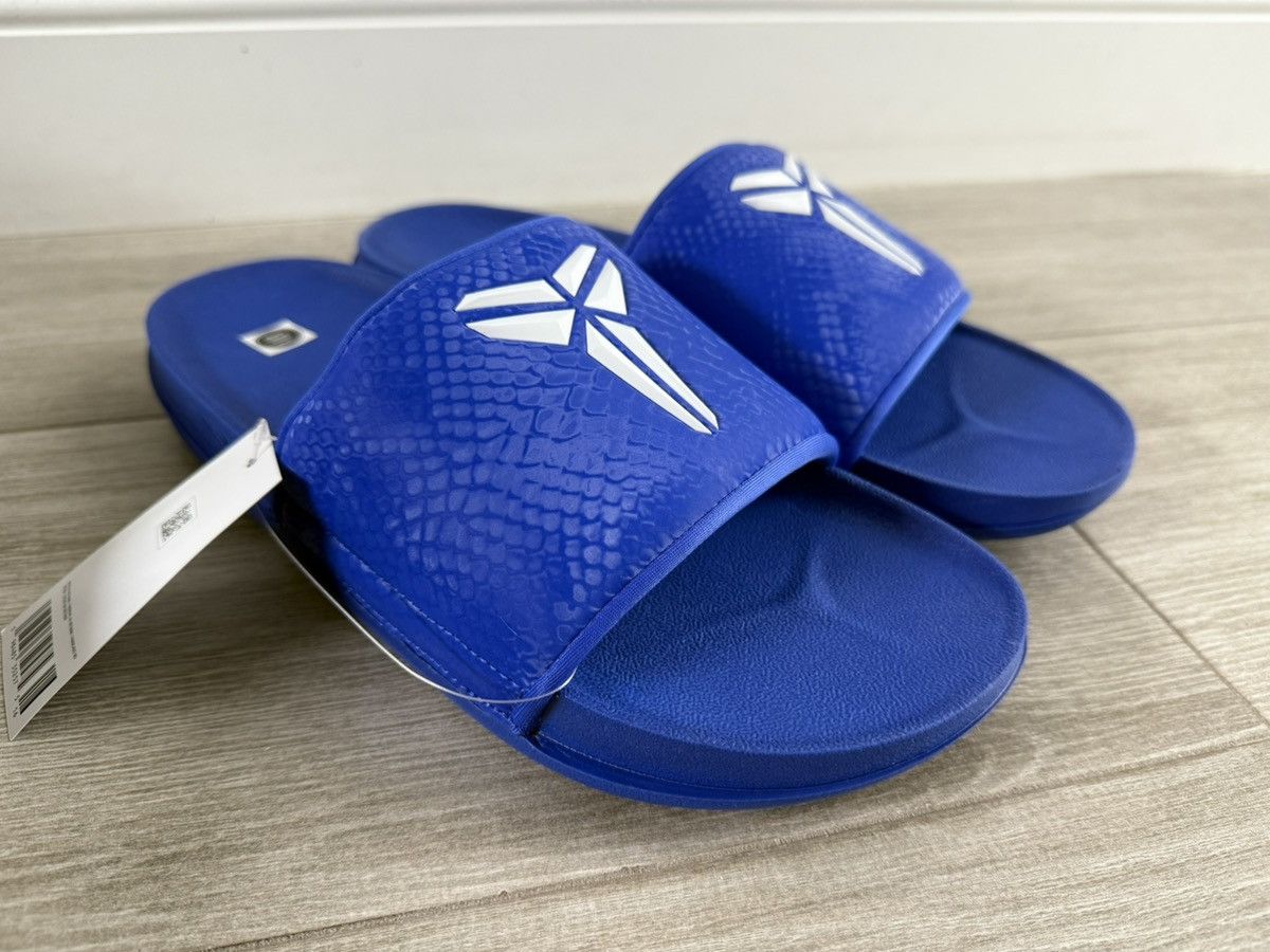 Nike Kobe Bryant Offcourt Slide Dodgers Hyper Royal White 12
