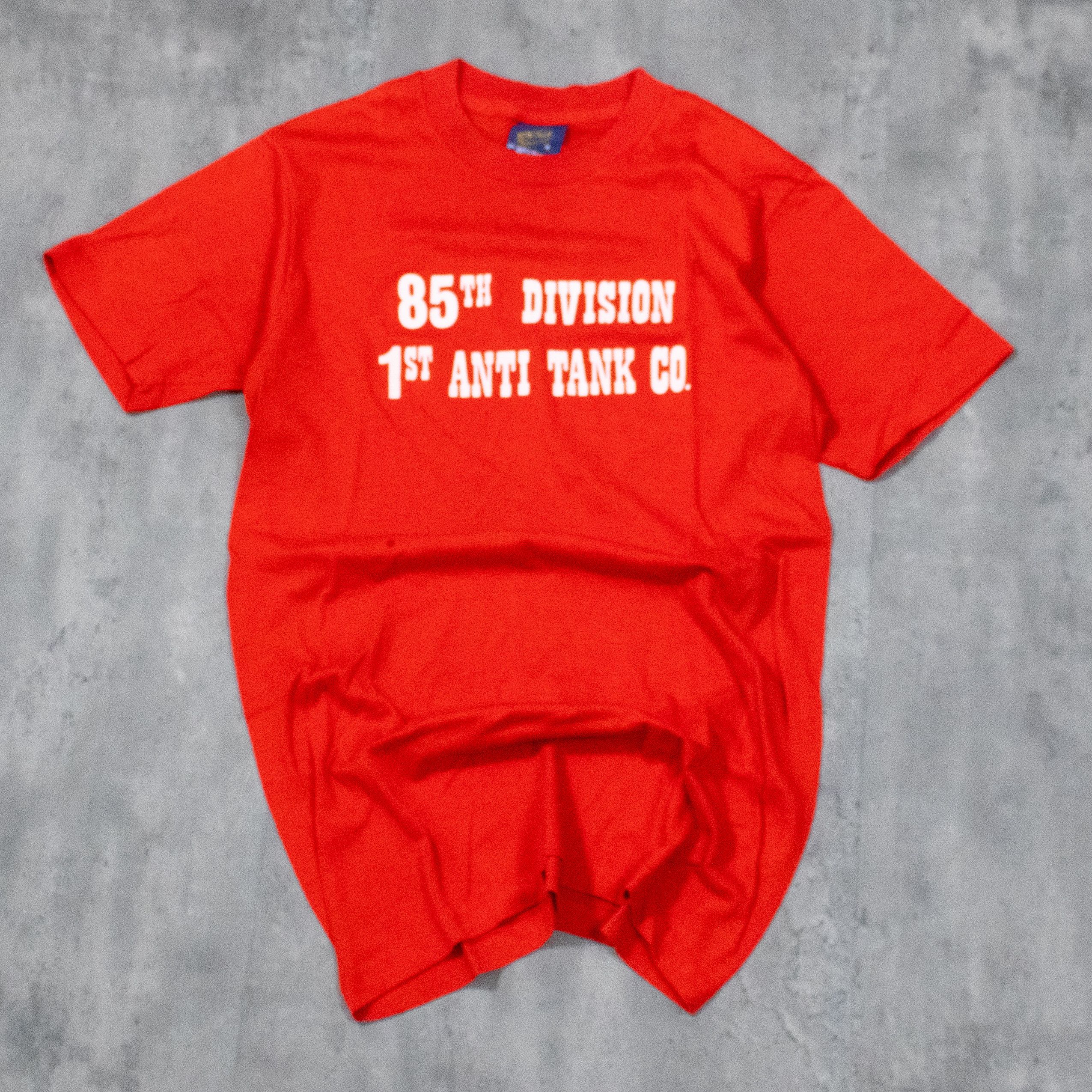 Japanese Brand Vintage 1980’s Anti Tank Co Single Stitch Red Tee Size US XS / EU 42 / 0 - 3 Thumbnail