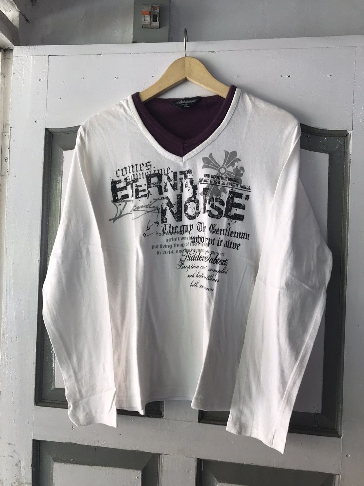 14th Addiction × If Six Was Nine × Japanese Brand Y2K Baumere Poem Longsleeve Size US M / EU 48-50 / 2 - 1 Thumbnail