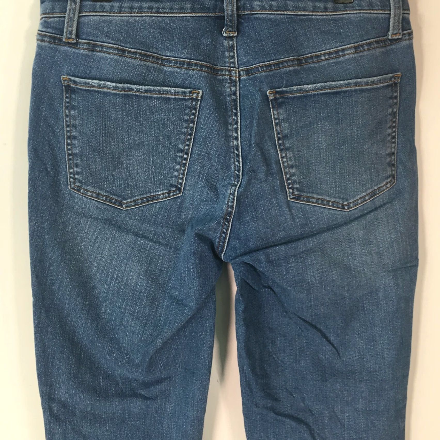 Talbots Talbots Jeans Flawless Slim Leg Cuffed Blue Ankle Capri Denim Womens 6 32x24 Size 28" / US 6 / IT 42 - 4 Thumbnail