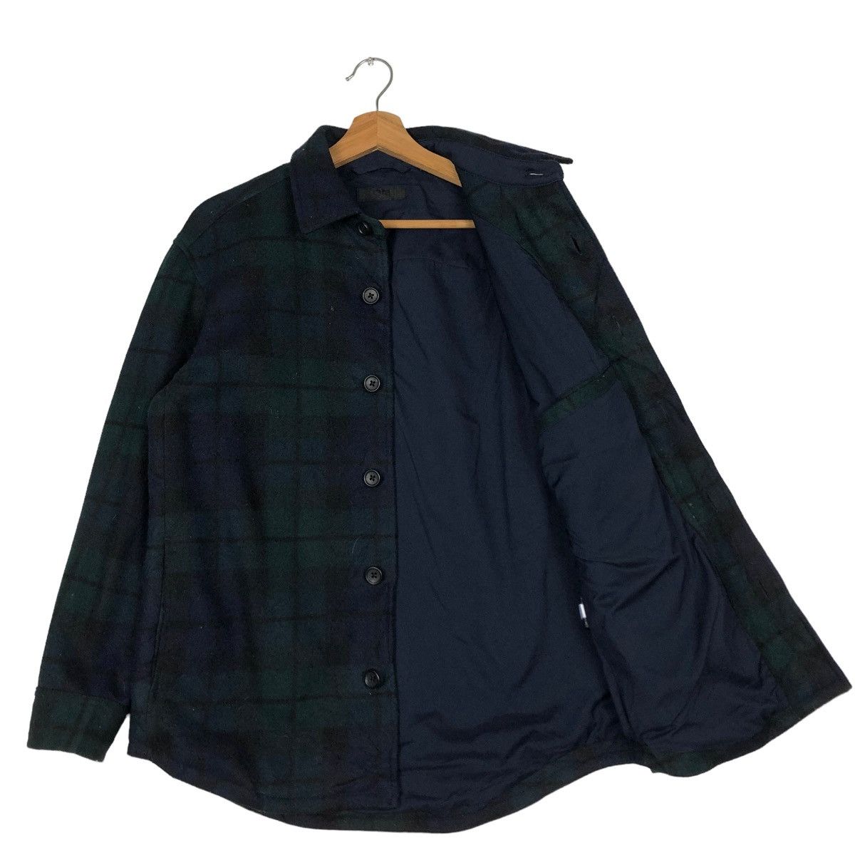 Japanese Brand 🔥VINTAGE WOOL JACKET TARTAN DESIGN UNIQLO JAPAN ISSEY MIYAK Size US S / EU 44-46 / 1 - 11 Thumbnail