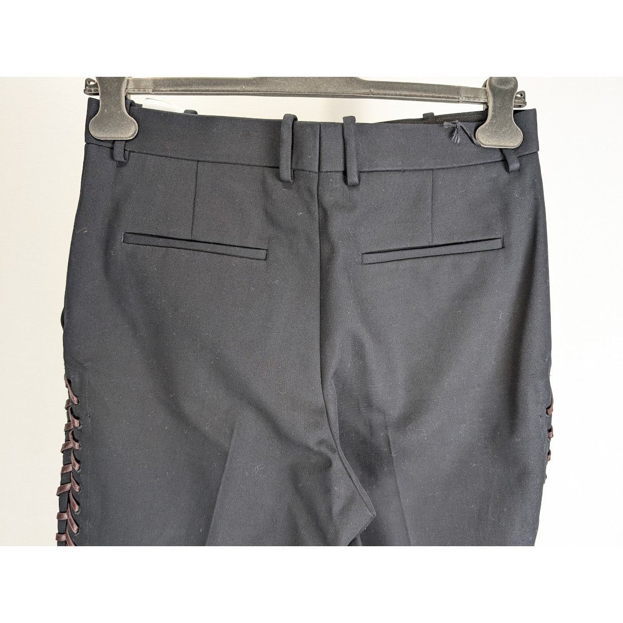 Bottega Veneta o1rshd1 Double Cotton Canvas Trousers in Black Size US 34 / EU 50 - 18 Thumbnail