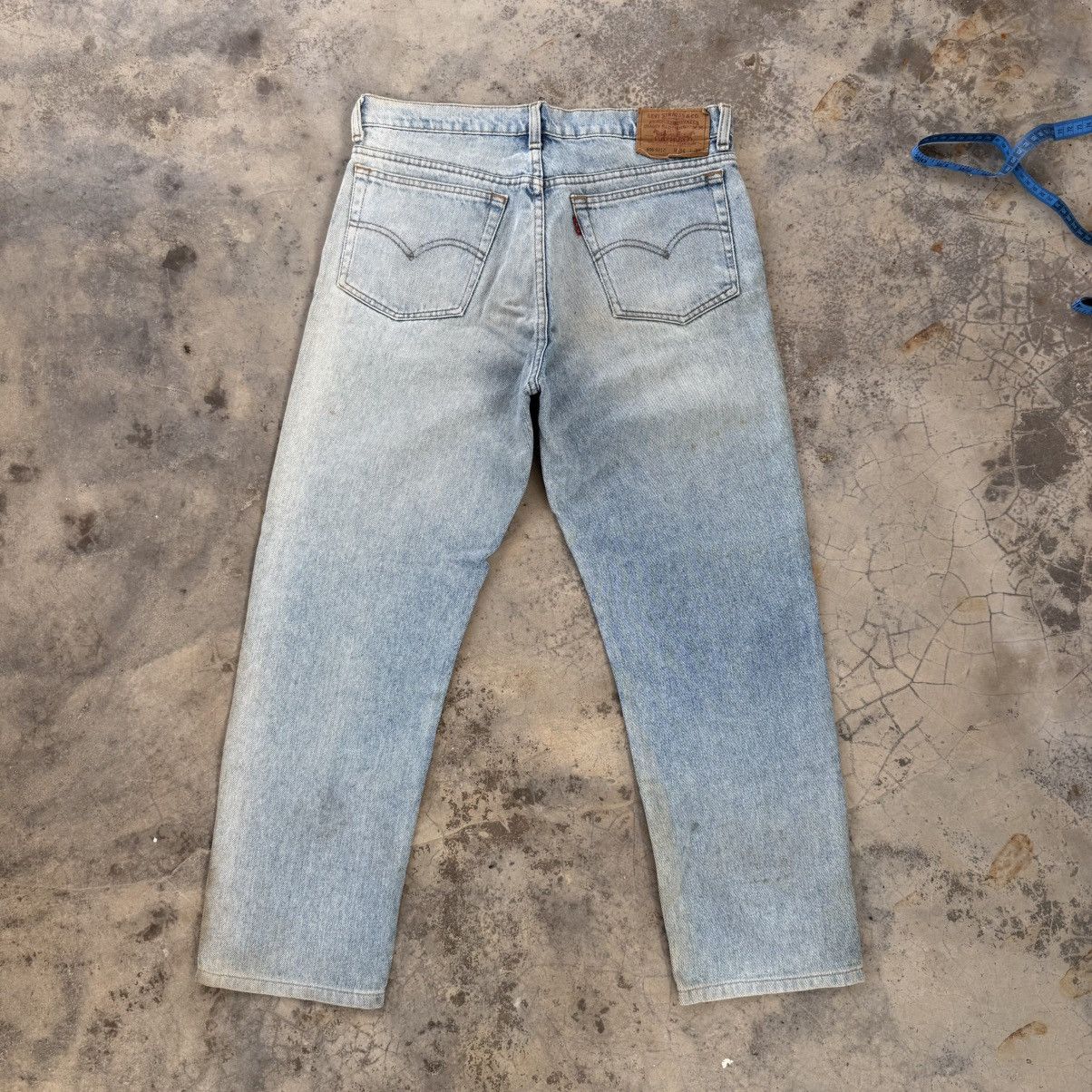 Jean × Levi's × Vintage VINTAGE LEVI’S 606 FADED RUSTY JEAN DENIM PANTS Size US 34 / EU 50 - 2 Thumbnail