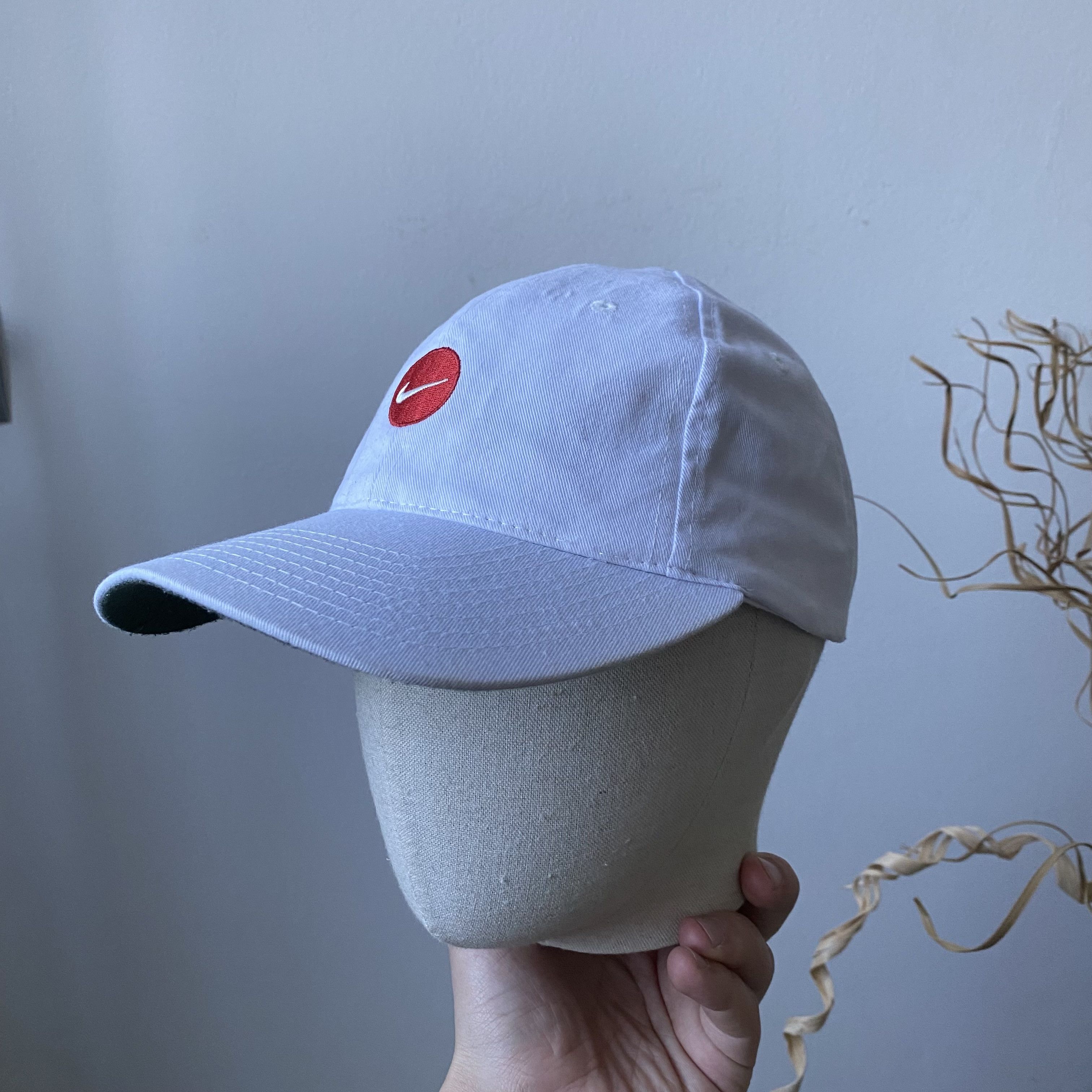 Nike 🤍 Vintage 90s Nike Cap Center logo Swoosh Dad Hat Y2K Size ONE SIZE - 2 Thumbnail