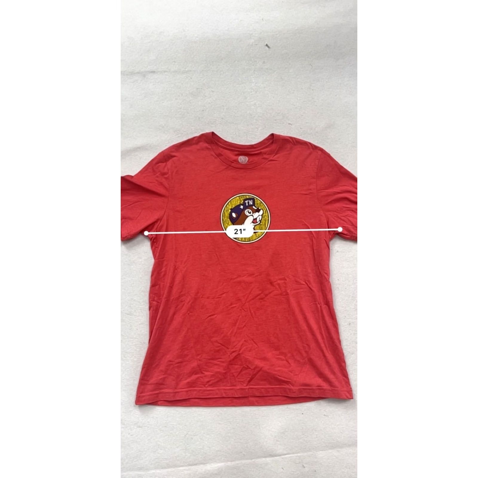 Vintage Buc-Ee's Tennessee Red Graphic Tee XL Unisex Adults Shirt Mens Women Size US XL / EU 56 / 4 - 8 Thumbnail