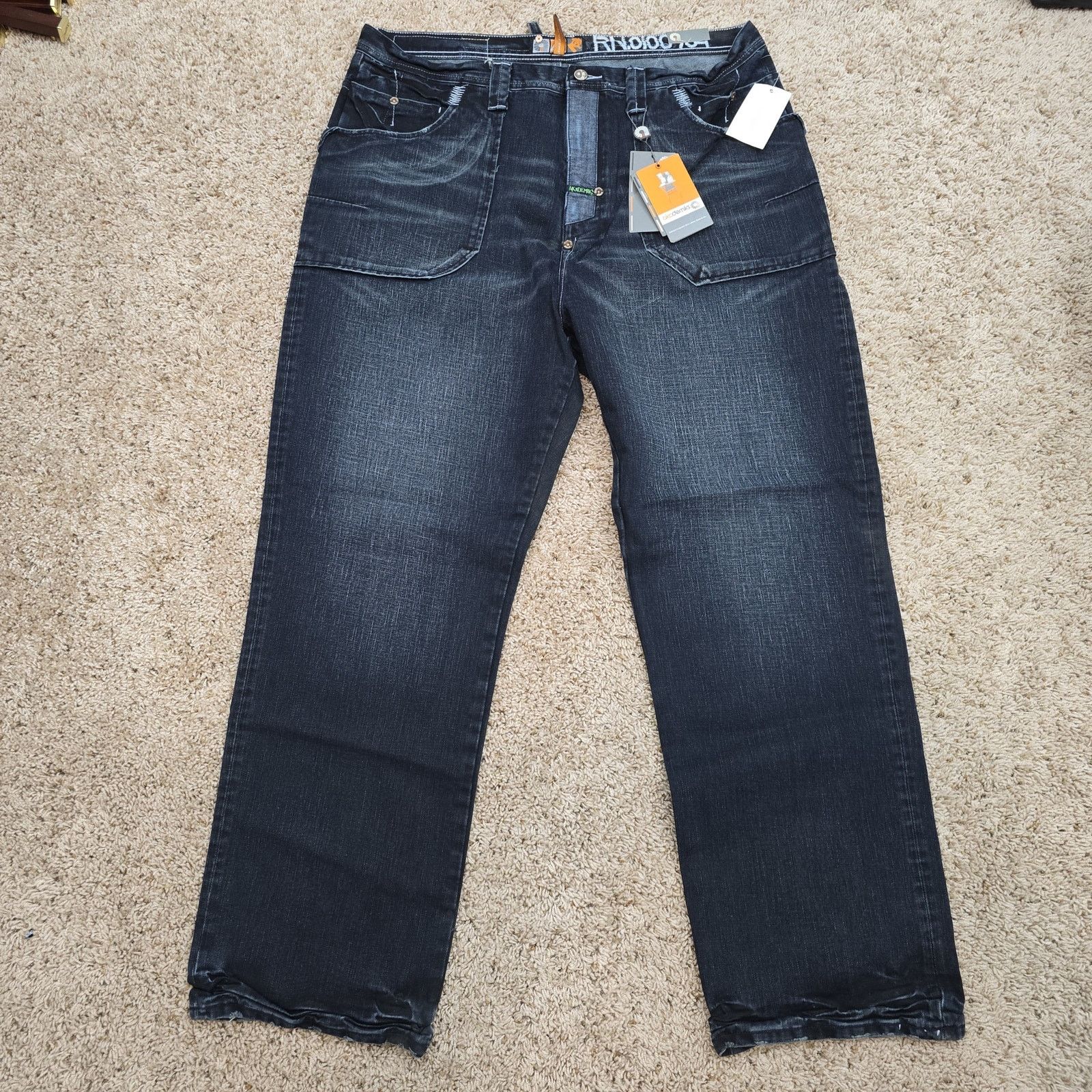 Akademiks Vintage Akademiks Baggy Wide Leg Pinkman Jeans 42x34 NWT Size US 42 / EU 58 - 5 Thumbnail