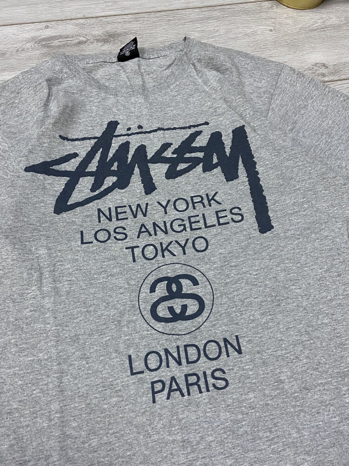 Stussy Stussy USA vintage 1990 t-shirt big logo Y2K Size US M / EU 48-50 / 2 - 4 Thumbnail