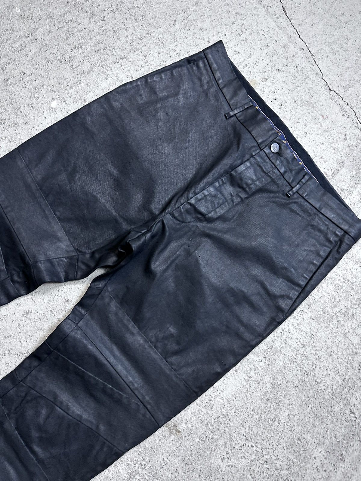 Vivienne Westwood Vivienne Westwood Black Biker Pants Panelled Slim Fit Size US 34 / EU 50 - 4 Thumbnail