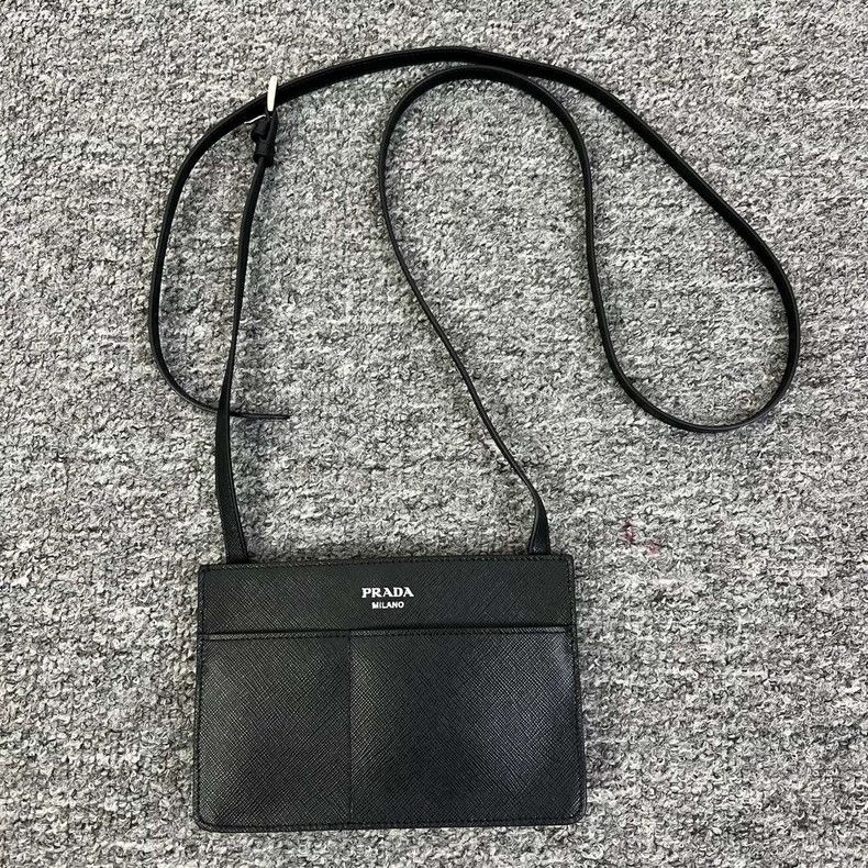 Prada Prada Cross-patterned cowhide cross-body bag 2501-Nextarrow Size ONE SIZE - 1 Thumbnail