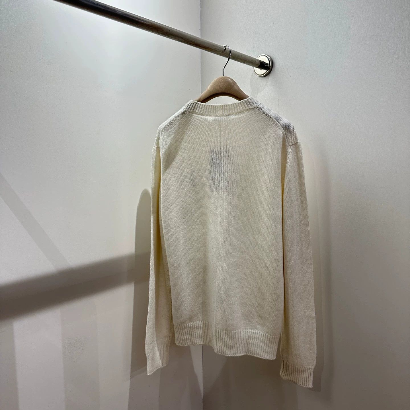 Prada Prada Logo Letter Cashmere Knit Long Sleeve 46 Size US S / EU 44-46 / 1 - 2 Thumbnail