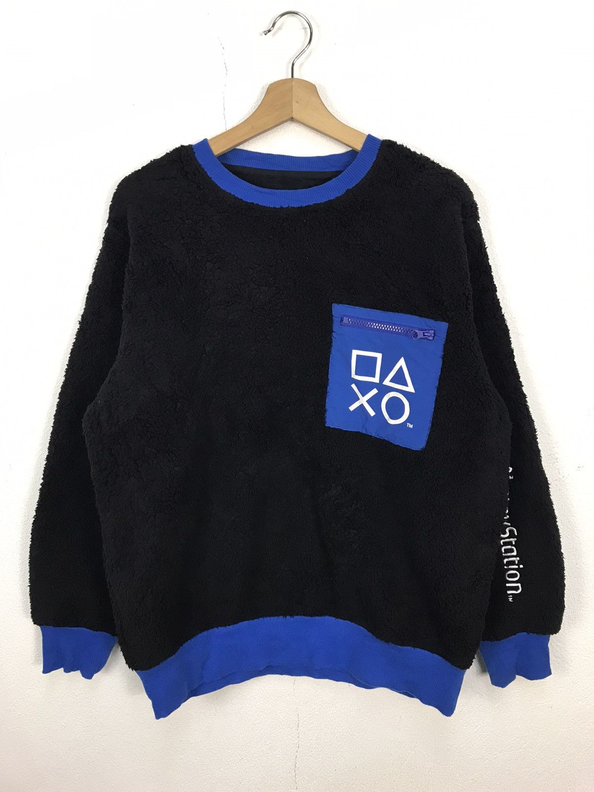 GU × Japanese Brand × Playstation GU PlayStation Sherpa Fleece Sweatshirts Size US L / EU 52-54 / 3 - 1 Thumbnail