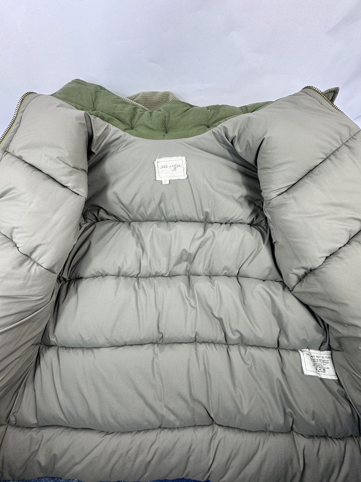 Greg Lauren Quilted Army Super Warm Liner Retro Puffy Puffer Jacket Size US XXL / EU 58 / 5 - 5 Thumbnail