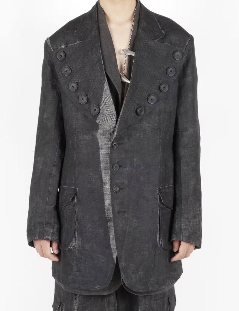 Yohji Yamamoto Yohji Yamamoto pour homme 2022ss Look6 setup Size US M / EU 48-50 / 2 - 7 Thumbnail