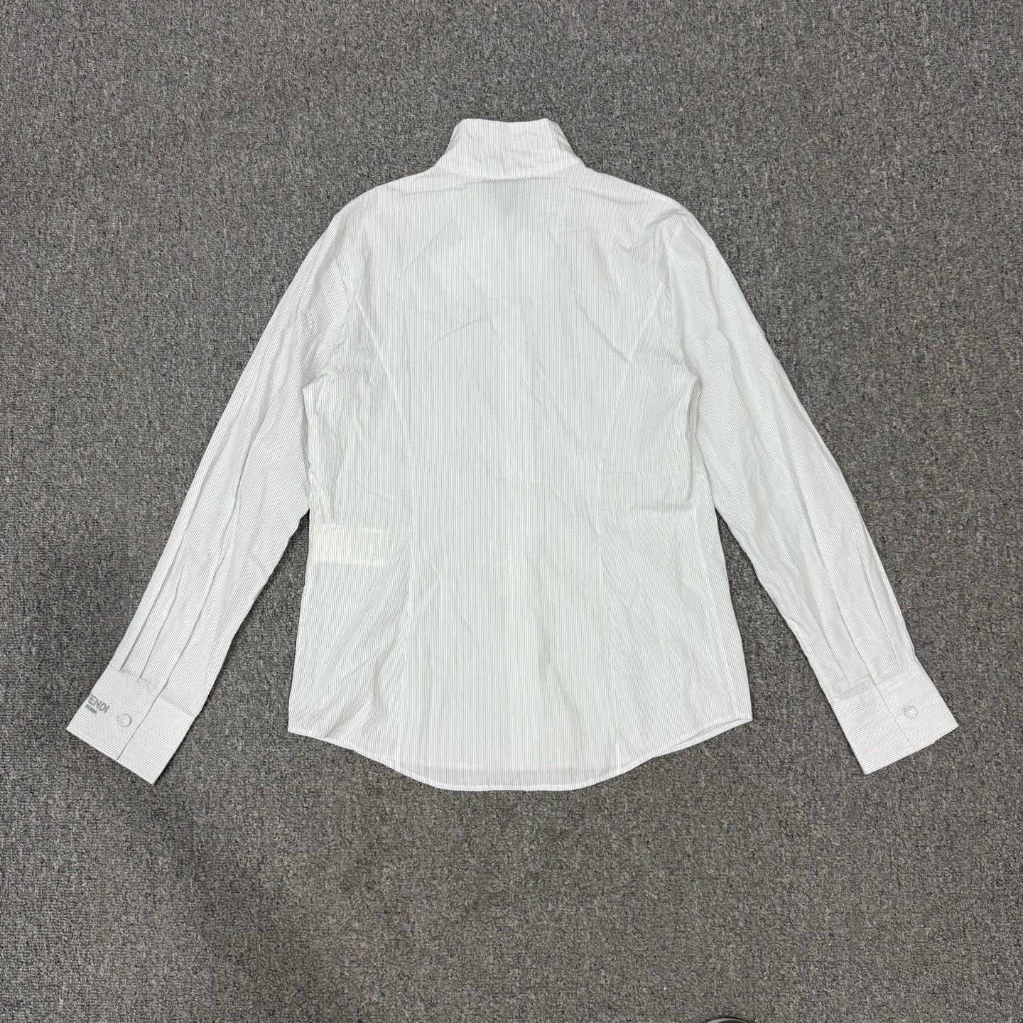 Fendi Fendi Striped Long-Sleeve Shirt Size US XXS / EU 40 - 2 Thumbnail