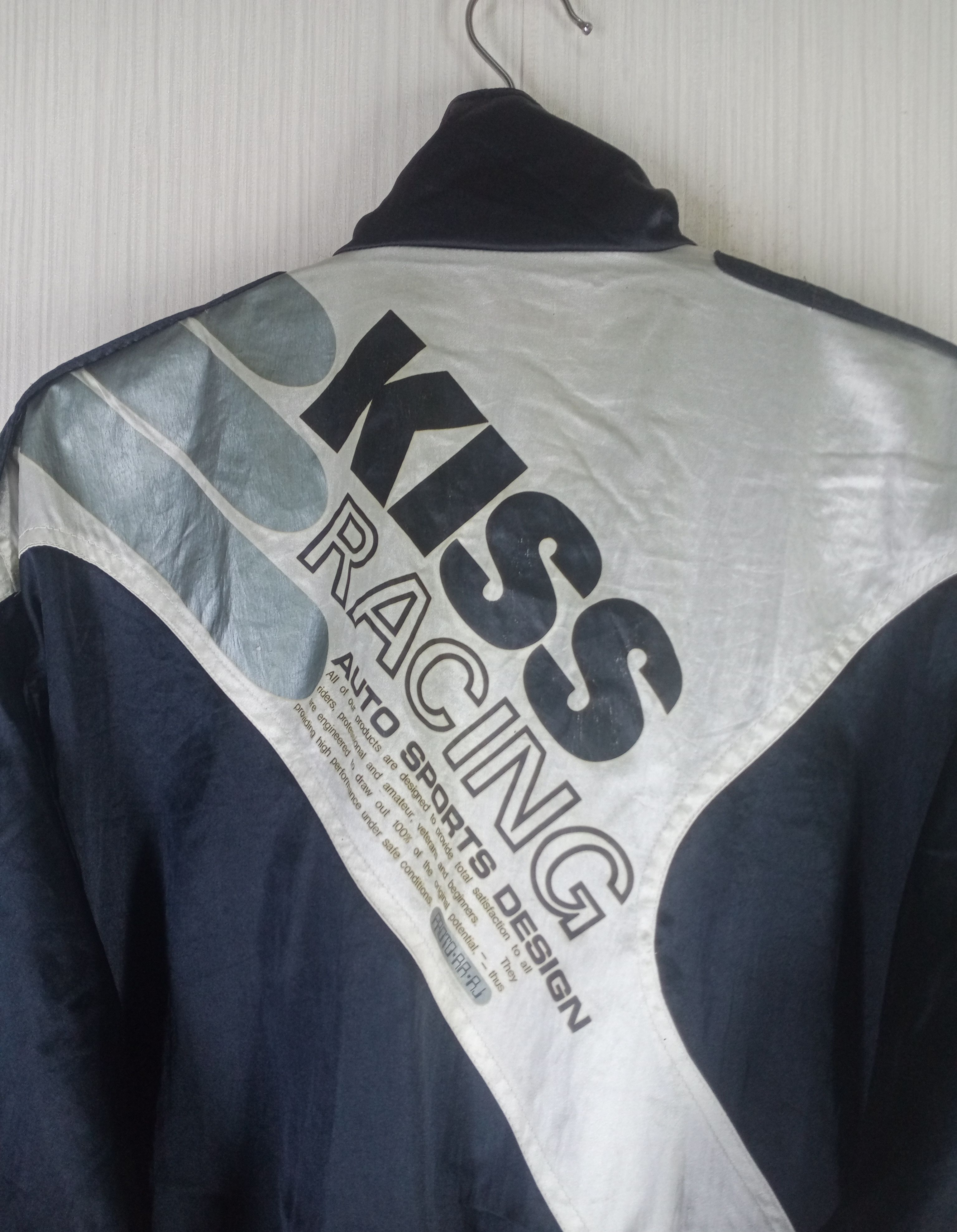 Sports Specialties Rare Vintage 90s Kiss Racing Team Bomber Jacket Size US M / EU 48-50 / 2 - 3 Thumbnail