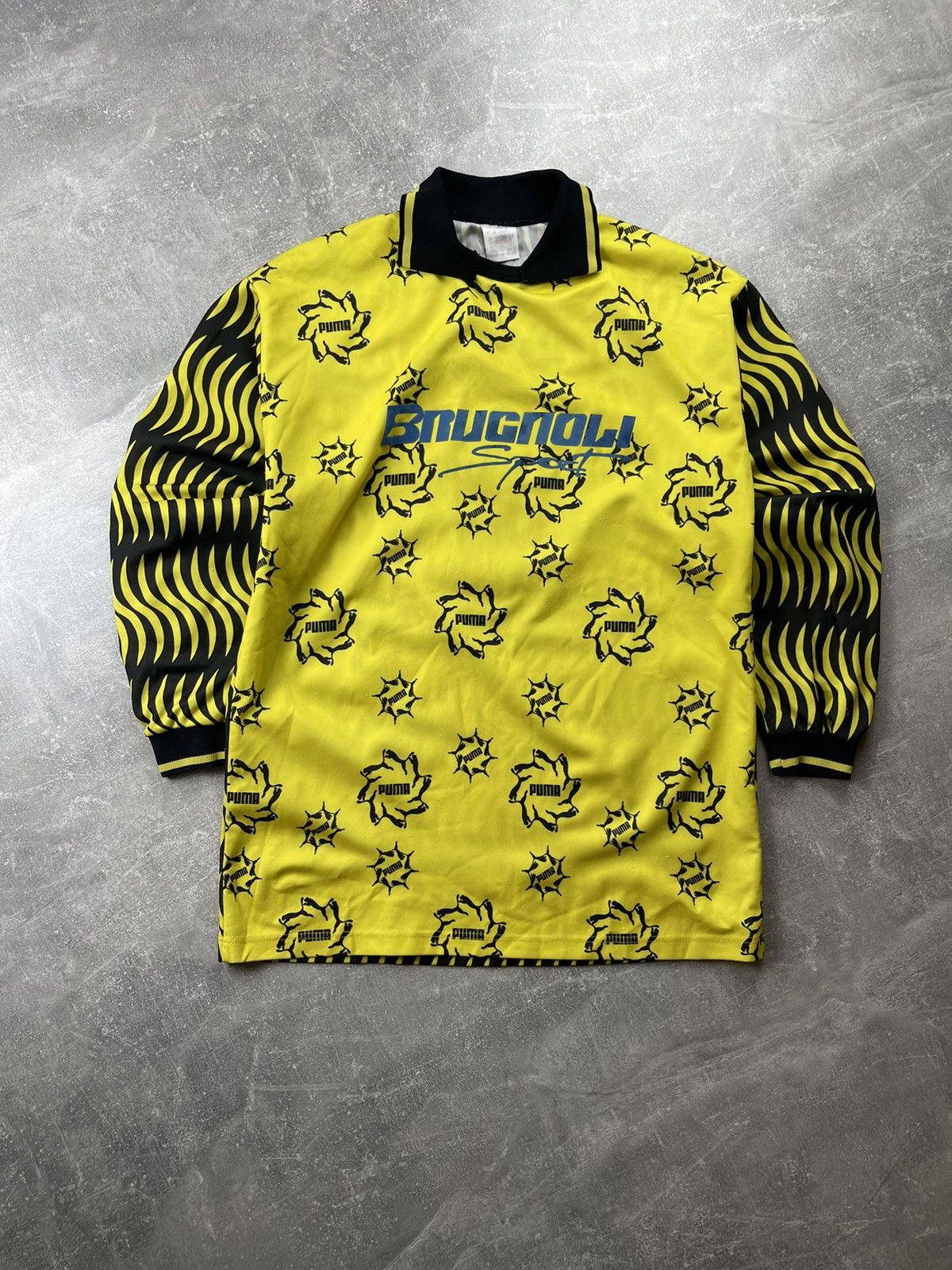 Puma Vintage Puma x Brugnoli Sport Goalkeeper Jersey 90s Graphic Size US XL / EU 56 / 4 - 2 Thumbnail