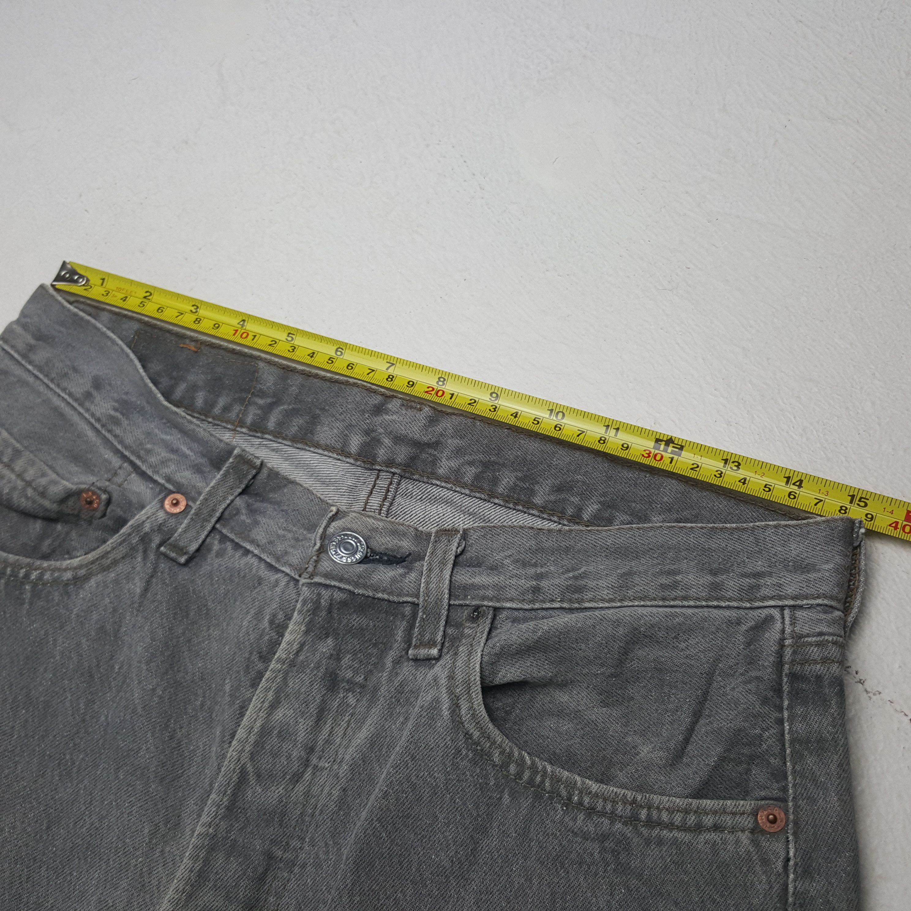 Levi's Vintage Levis 501 Grey Jeans Size US 30 / EU 46 - 7 Thumbnail
