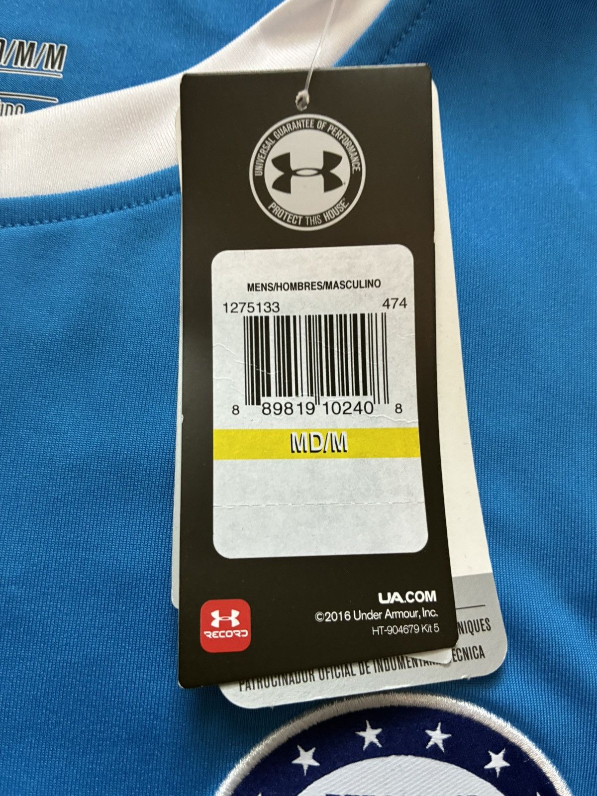 Under Armour 2016/2017 Cruz Azul Home Kit Size US M / EU 48-50 / 2 - 4 Thumbnail