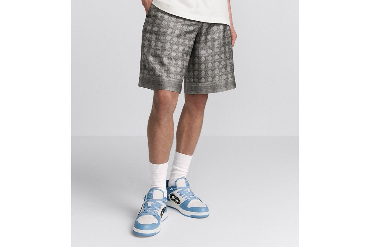 Dior o1bcso1str0226 Cannage Bermuda Shorts in Grey Size US 36 / EU 52 - 5 Thumbnail