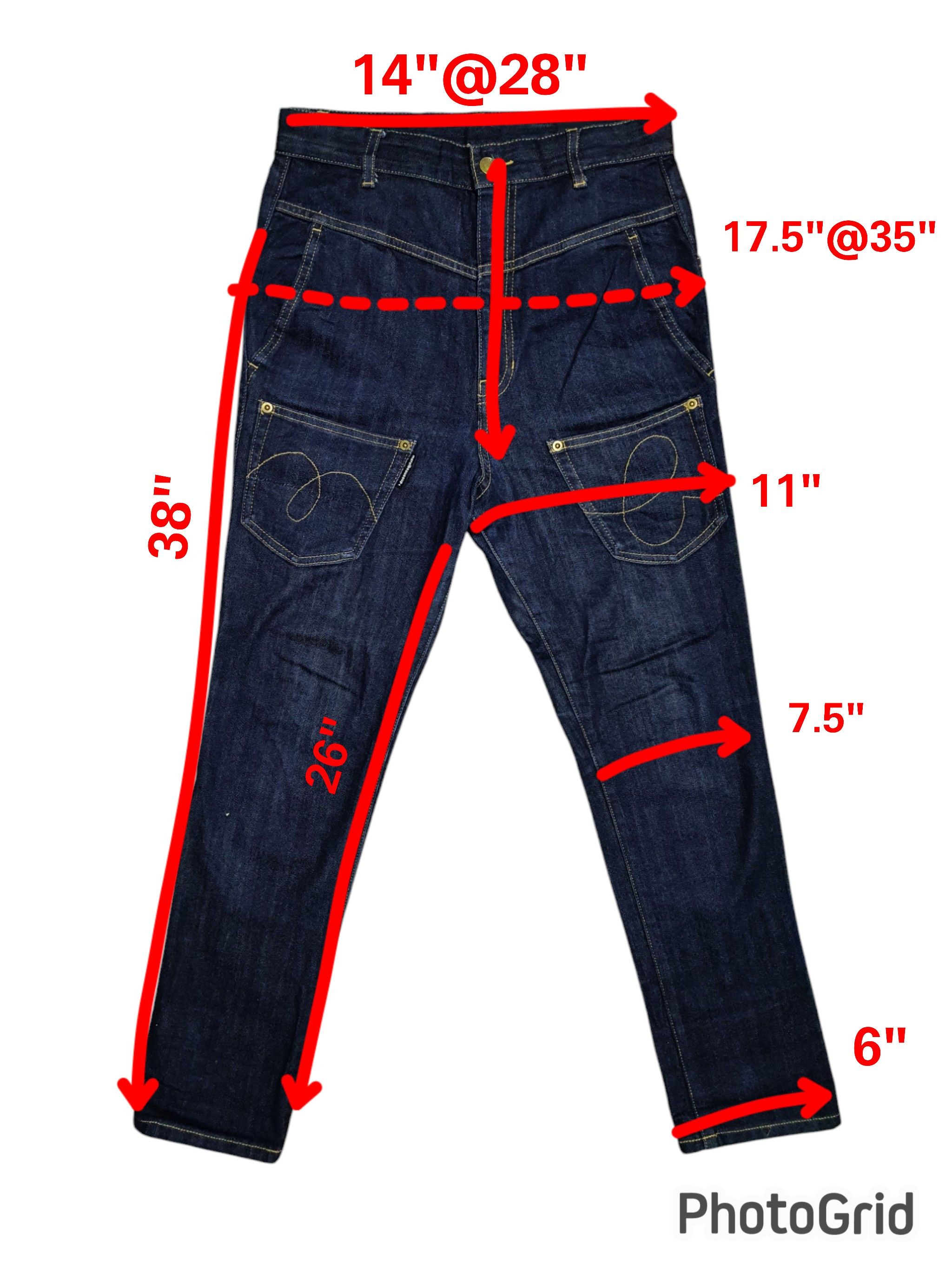 Japanese Brand × mercibeaucoup MERCIBEAUCOUP 28”/38” DESIGNER JEANS Size US 28 / EU 44 - 10 Thumbnail