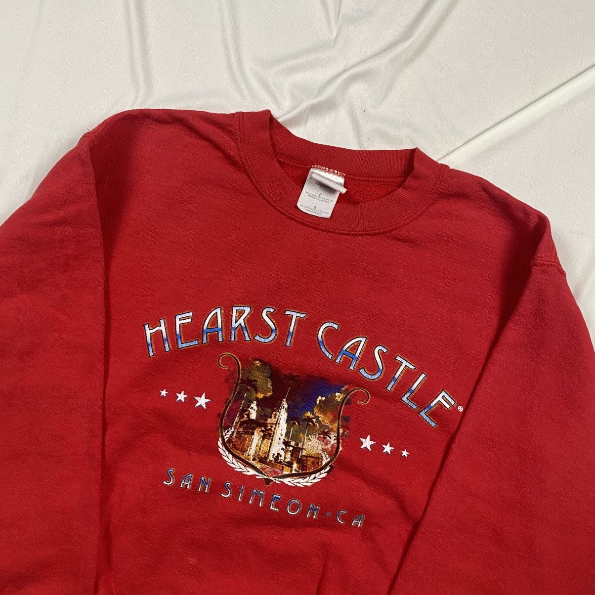 Gildan Vintage y2k Heart Castle San Simeon Crewneck Size US S / EU 44-46 / 1 - 2 Thumbnail