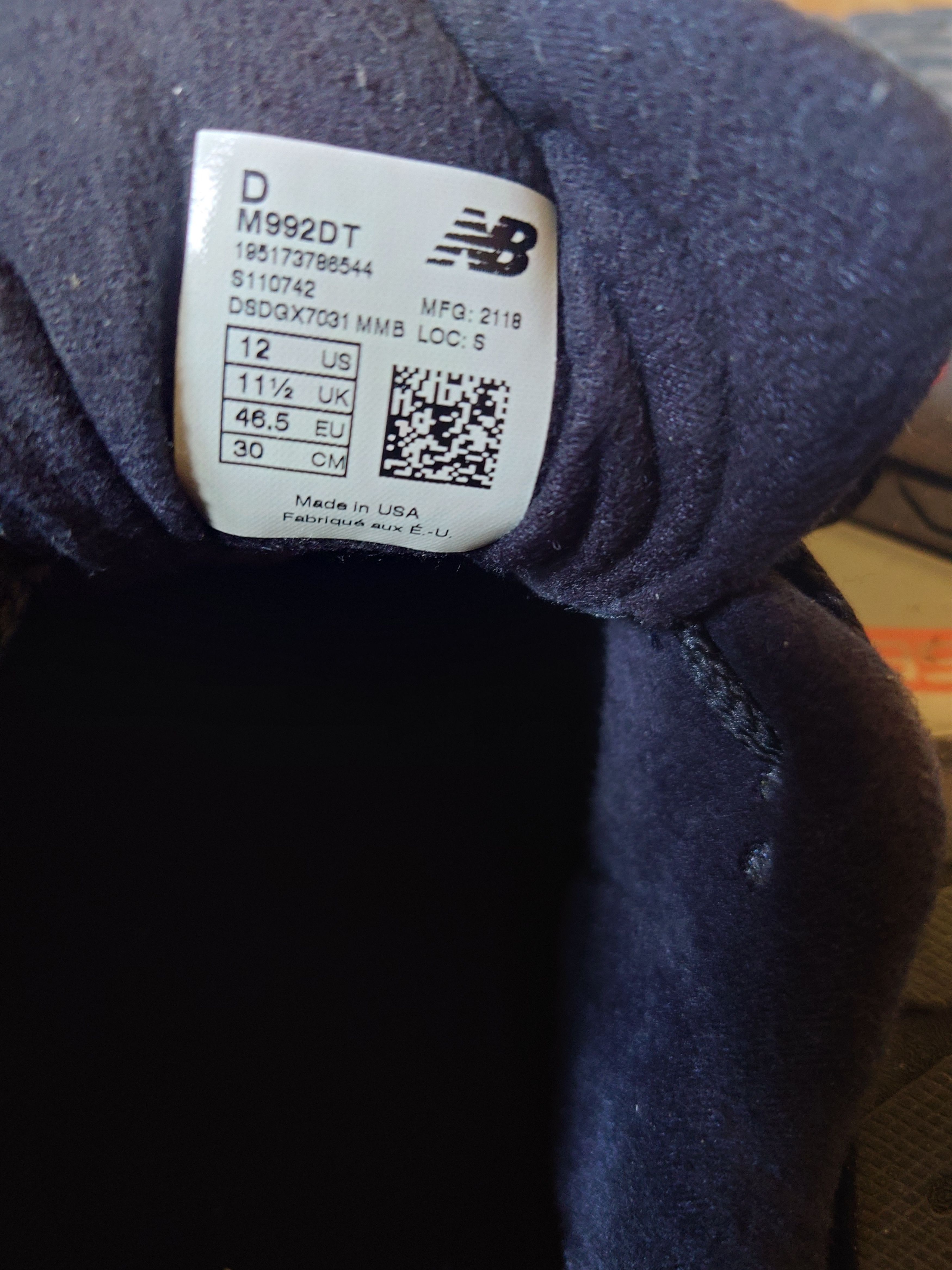 New Balance New Balance 992 DTLR - Discover and Celebrate - M992DT Size US 12.5 / EU 45-46 - 7 Thumbnail