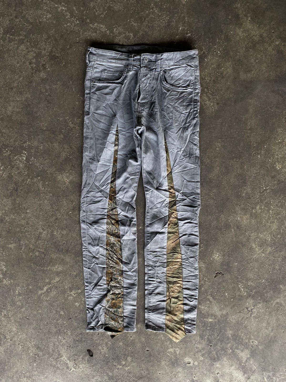 Y2K TIE DENIM PANTS