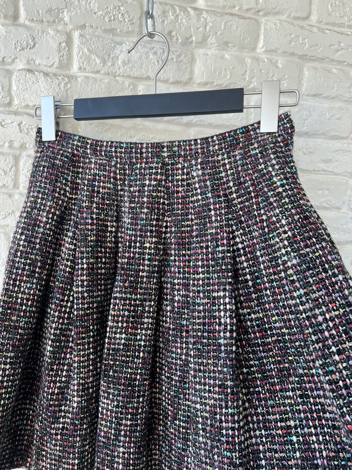 Dior Christian Dior Mixed Tweed Wool Skirt Size 27" / US 4 / IT 40 - 3 Thumbnail