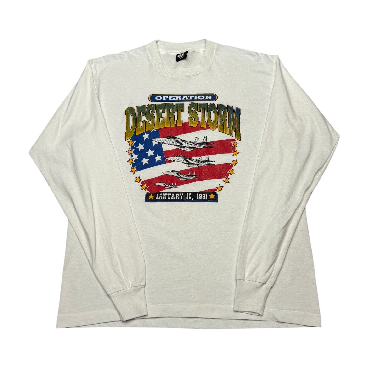 Vintage Vintage 1991 Operation Desert Storm Shirt Men's XL Military Size US XL / EU 56 / 4 - 1 Thumbnail