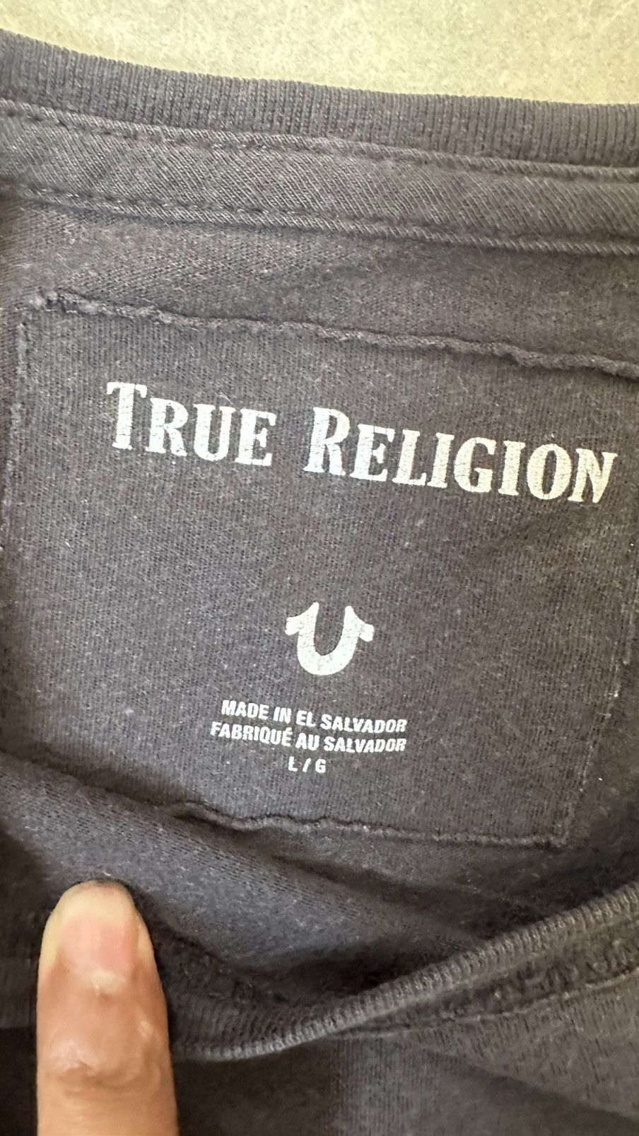 True Religion TRUE RELIGION CRAFTED WITH PRIDE TEE Size US M / EU 48-50 / 2 - 6 Thumbnail
