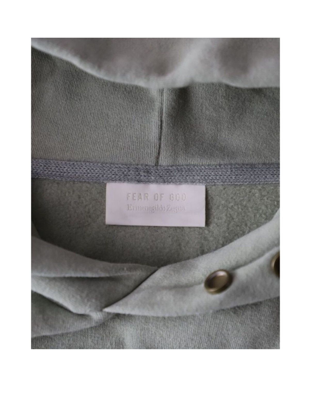 Ermenegildo Zegna × Fear of God Fear of God x Zegna Olive Hoodie Size US M / EU 48-50 / 2 - 5 Thumbnail