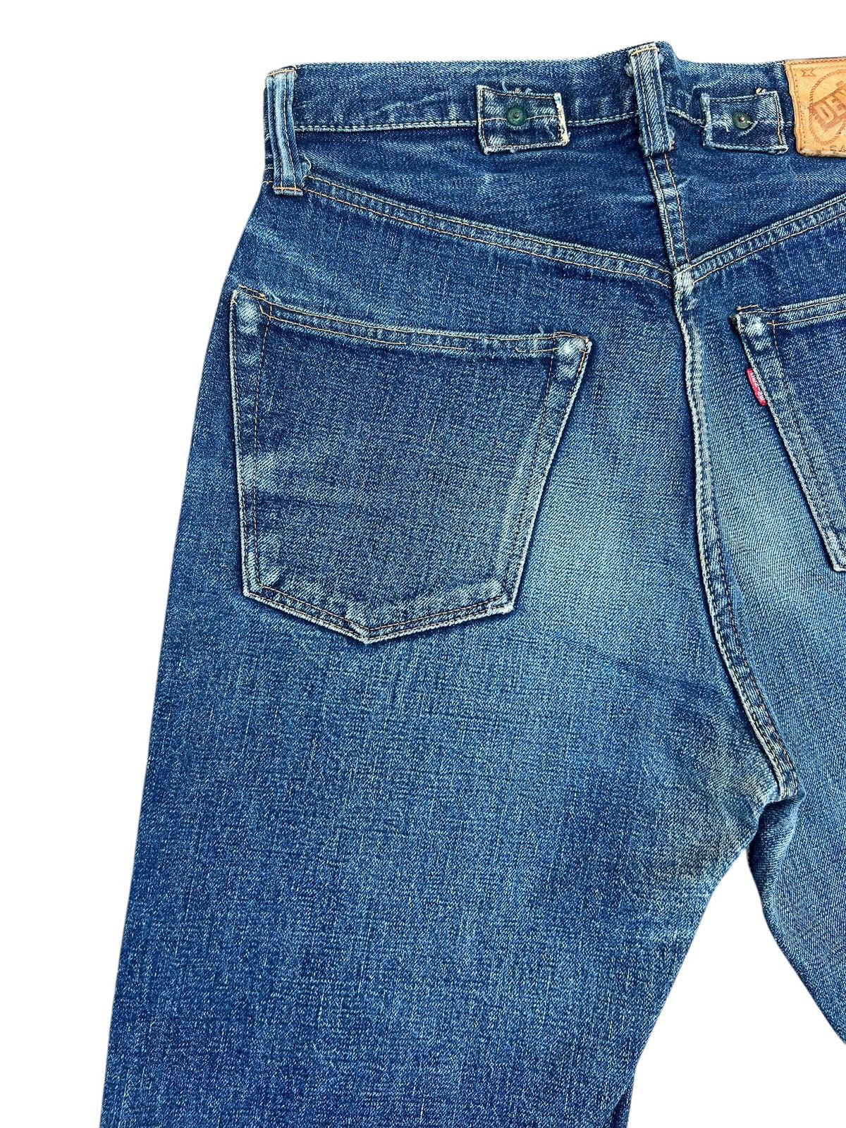 Denime Vintage 90s DENIME Japan Leather Patch Denim Selvedge Jeans Size US 29 - 15 Thumbnail