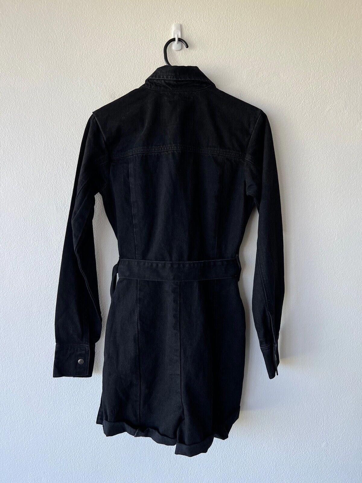 Ksubi new Ksubi dress overalls hazard top extra small xs 6 black Size 26" / US 2 / IT 38 - 6 Thumbnail