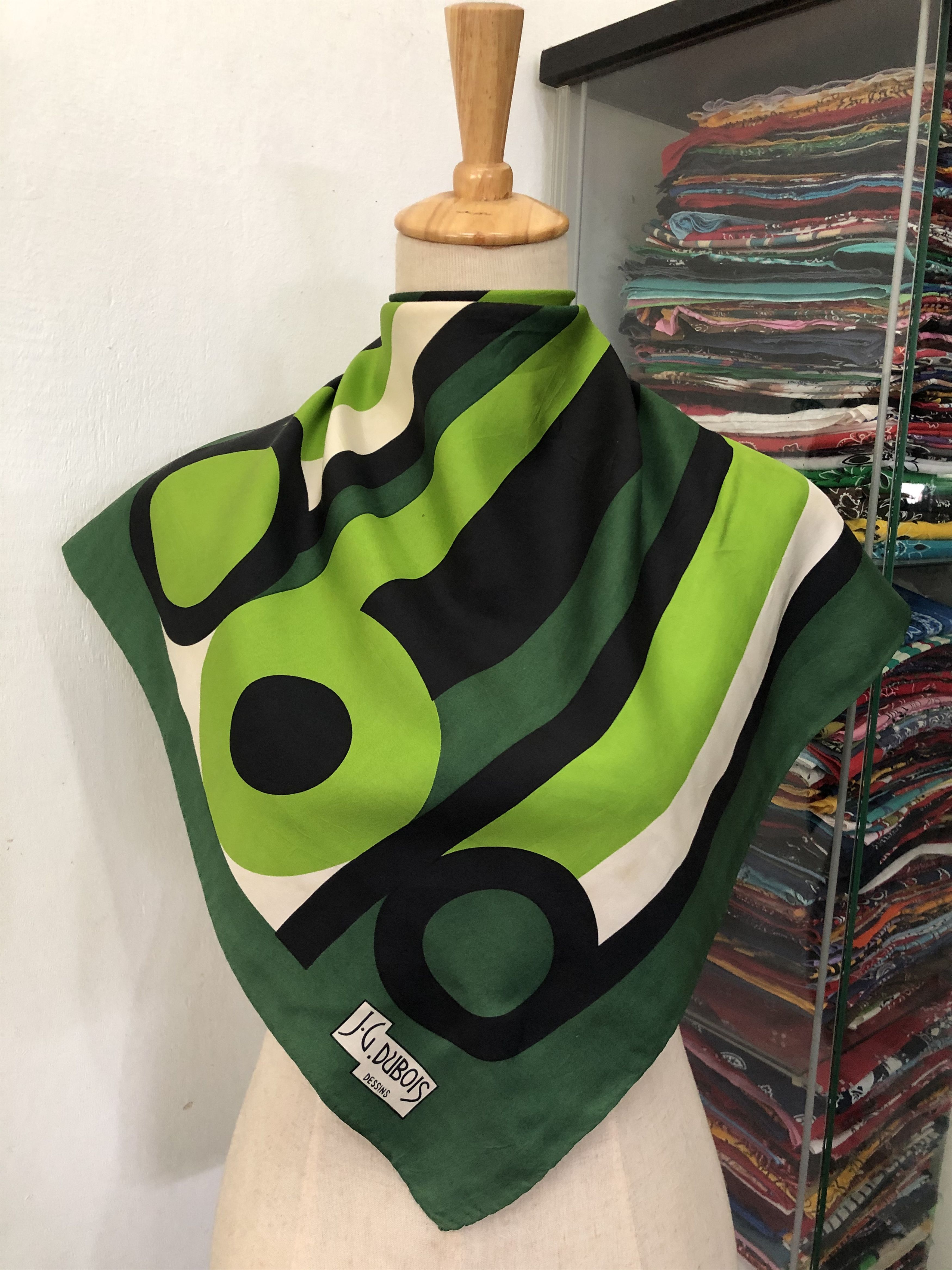 Vintage Vintage J.G.Dubois Silk Scarf Size ONE SIZE - 1 Thumbnail