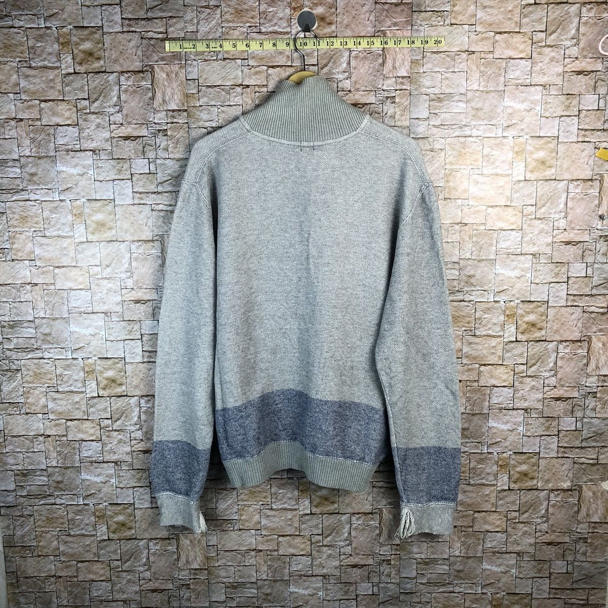 Paul Smith Paul Smith ripped distressed Grey sweater #A815 Size US L / EU 52-54 / 3 - 12 Thumbnail