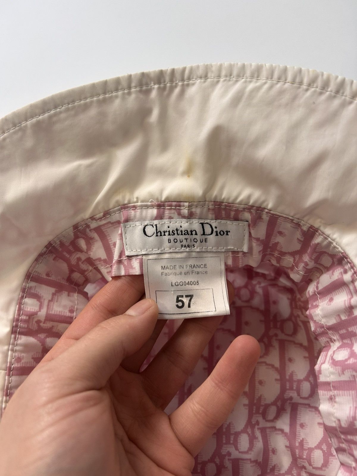Dior × Vintage Vintage 90 dior bucket hat by john galliano Size ONE SIZE - 7 Thumbnail