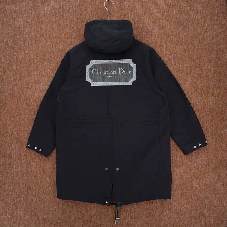 Dior Dior Back Logo Hooded Parka Size US XL / EU 56 / 4 - 2 Thumbnail